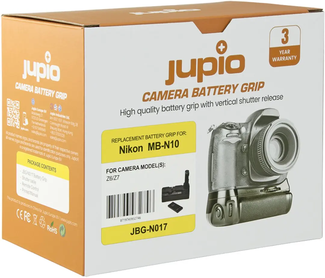 Jupio JBG-N017 Battery Grip - Nikon Z5/Z6/Z7