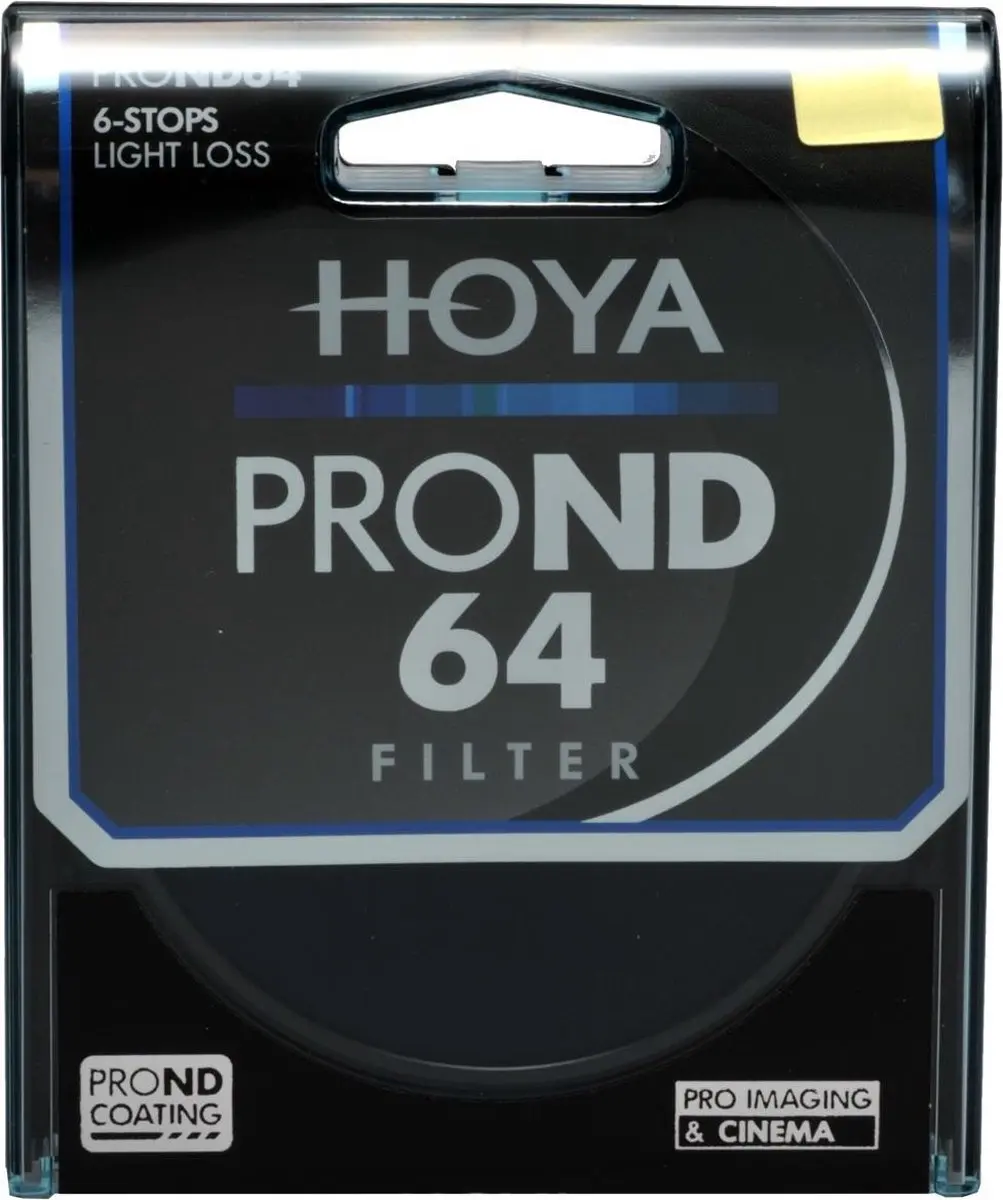 Hoya ND64 Pro Grijsfilter 62mm - Zwart