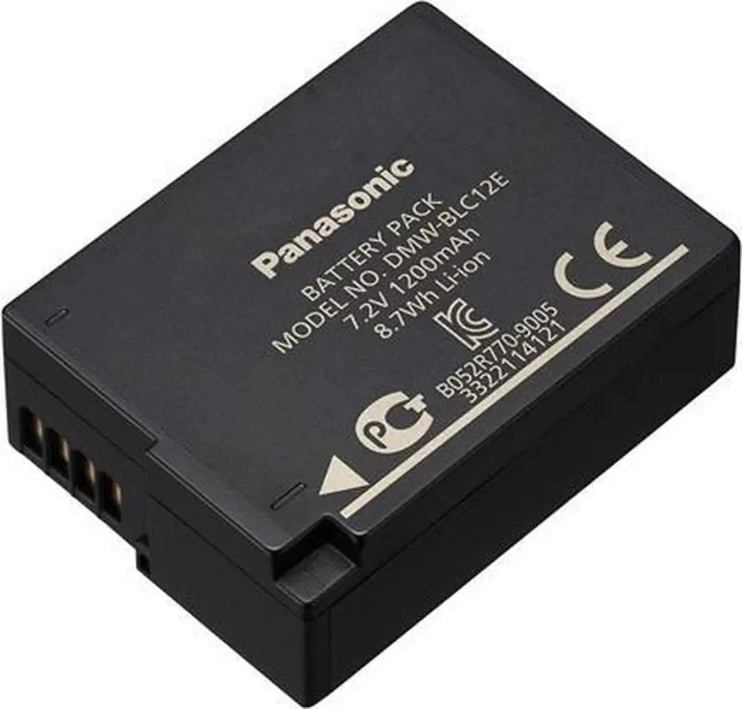Jupio DMW-BLC12E Accu - 1200mAh - o.a. Panasonic Lumix FZ200/G5
