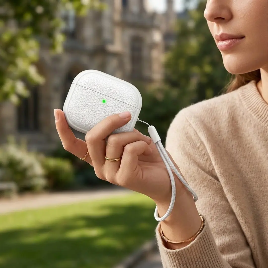 NUVEX Hoesje AirPods Pro 2 - Wit - met reinigingsset