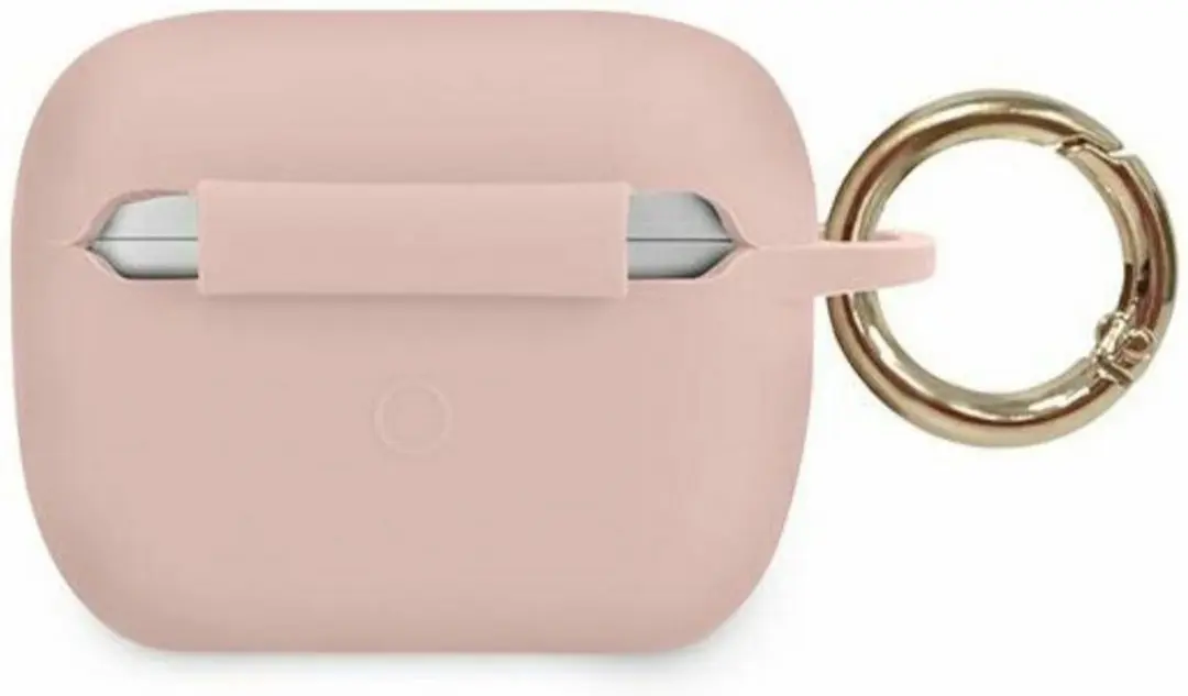 Guess Silicone Triangle Case Apple AirPods Pro 1 - Roze