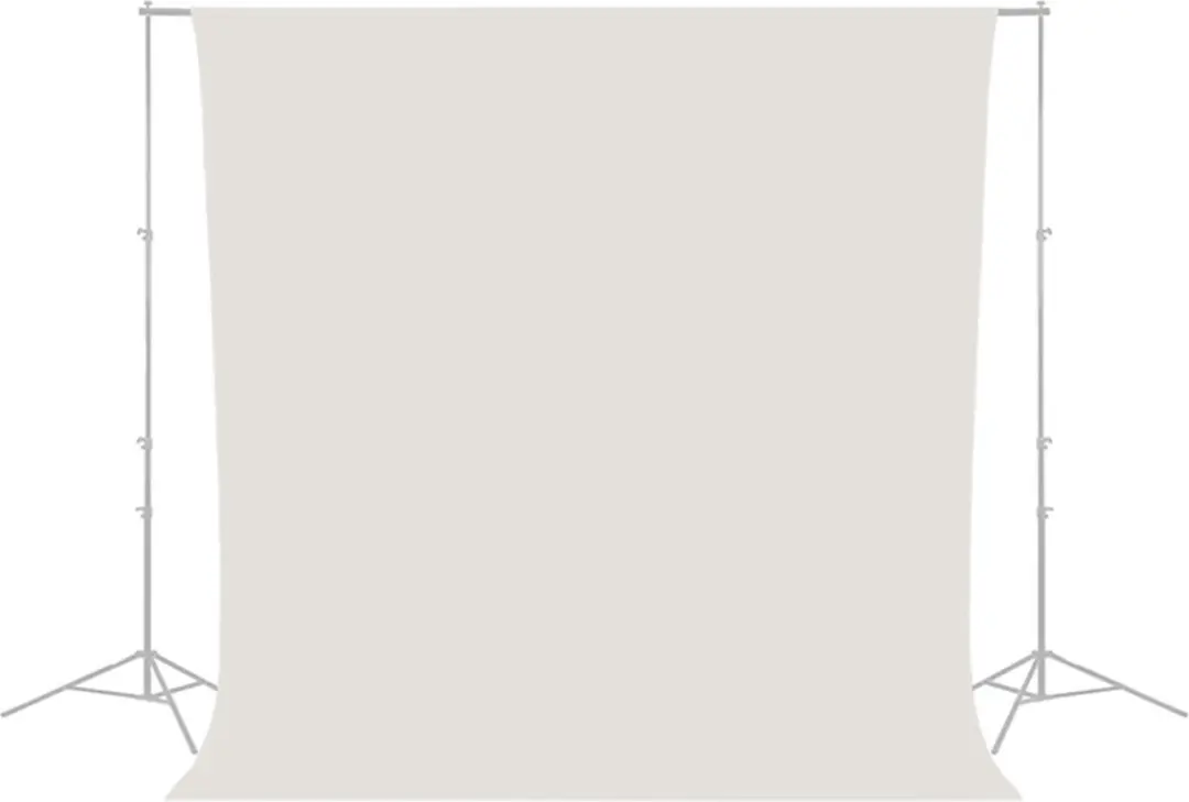 Caruba Wrinkle Resistant Backdrop 260x300cm Wit