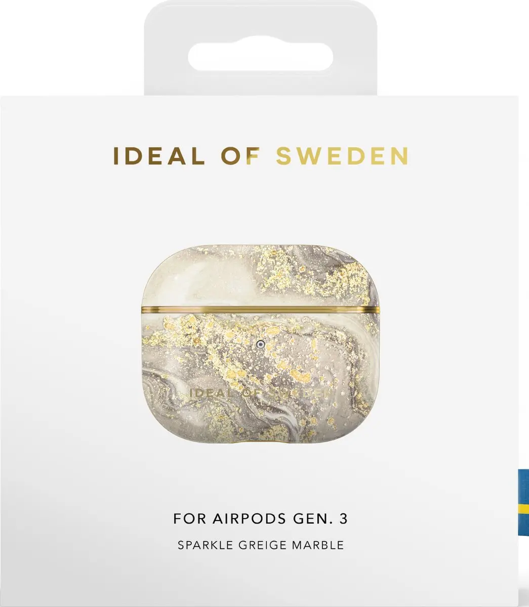 iDeal of Sweden AirPods Case Gen 3 Sparkle Greige Marble - IDFAPC-G4-121