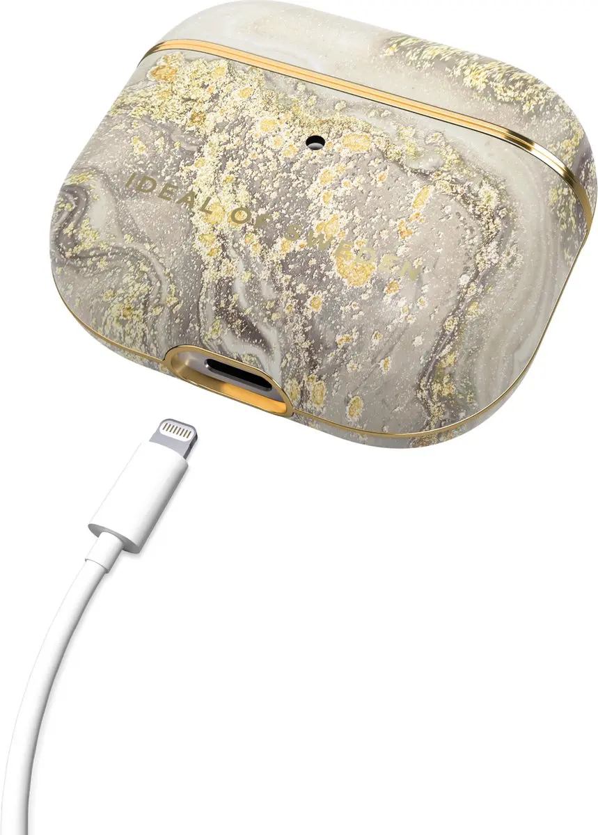 iDeal of Sweden AirPods Case Gen 3 Sparkle Greige Marble - IDFAPC-G4-121