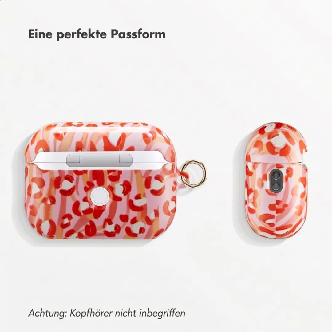 Selencia SH00084326 Hoesje AirPods Pro 2 - Wild Spots Lipstick