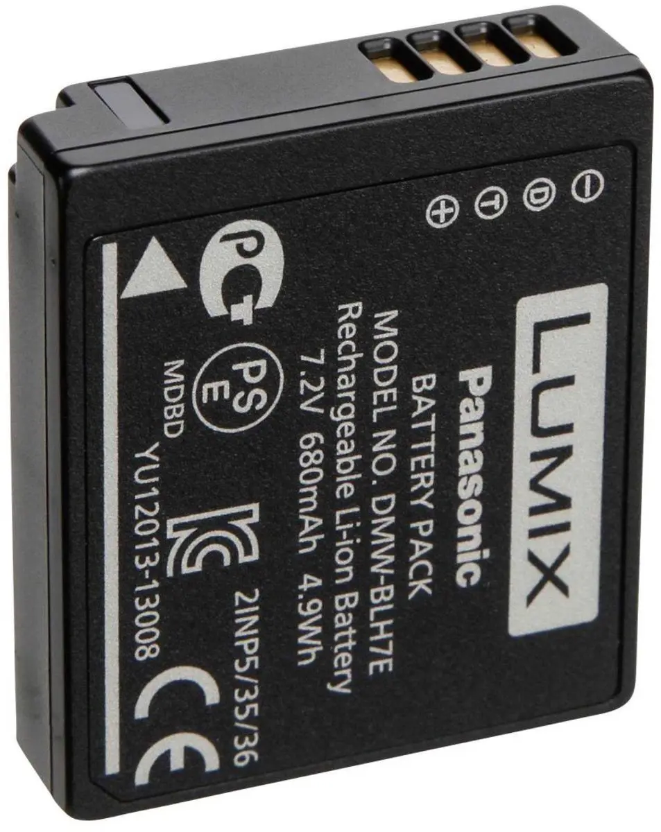 Panasonic DMW-BLH7E Accu - Spiegelreflexcamera - afbeelding 2 van 5