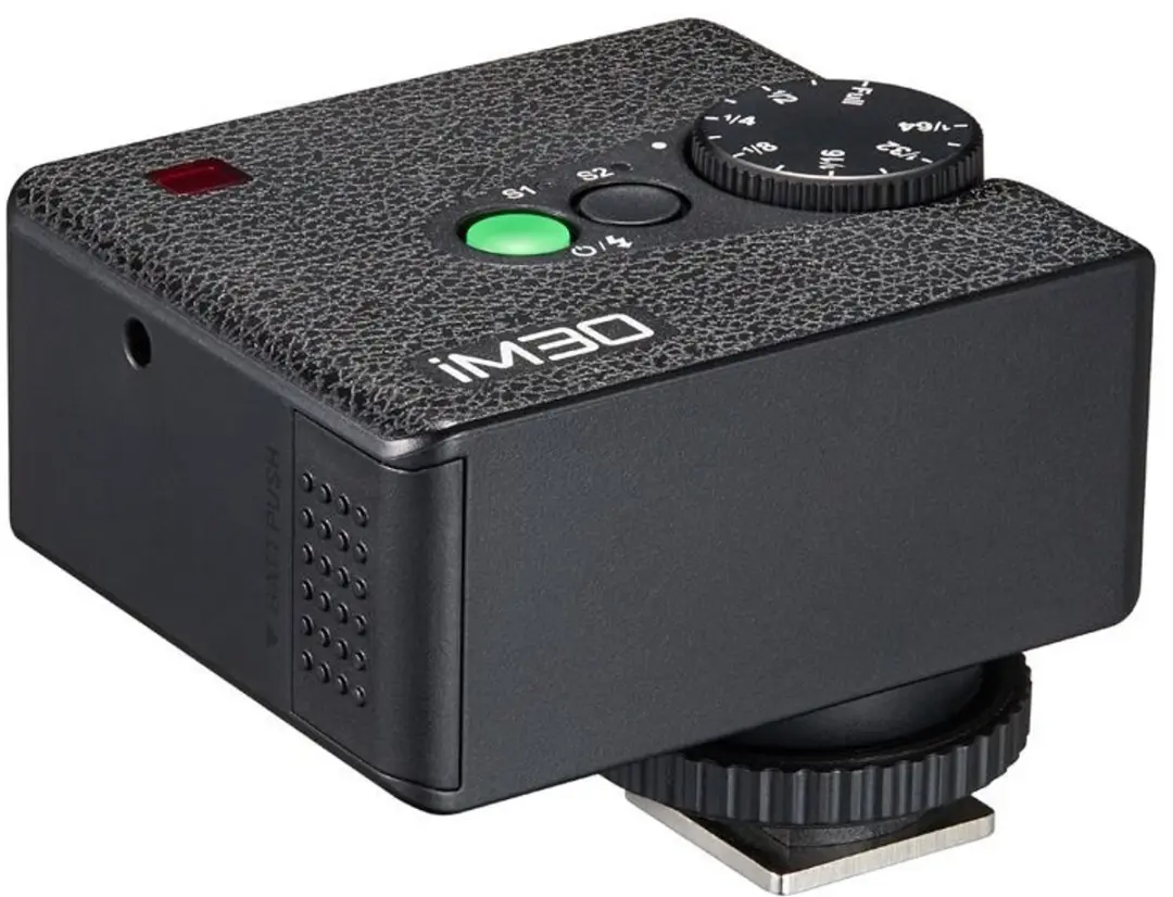Godox iM30 iFlash Cameraflitser - 2x batterijen - Zwart