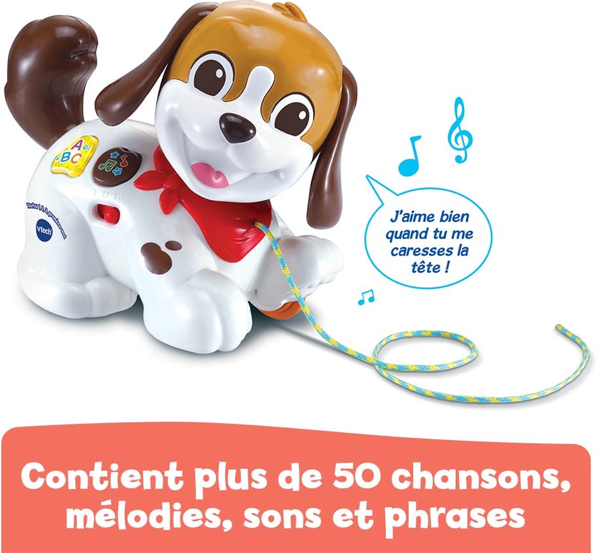 VTech Premier Age TOUTOU, 1,2,3 PROMENE-MOI, 12 jaar, Batterijen vereist, AAA, Kunststof, Meerkleurig