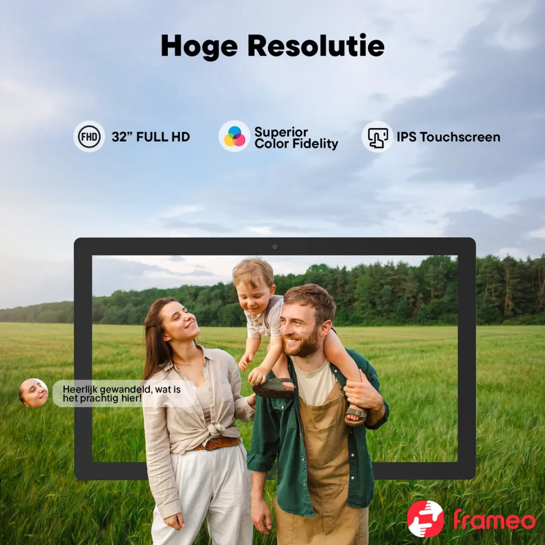 Denver Digitale Fotolijst PFF3260 32 Inch - Full HD - Zwart - afbeelding 6 van 6