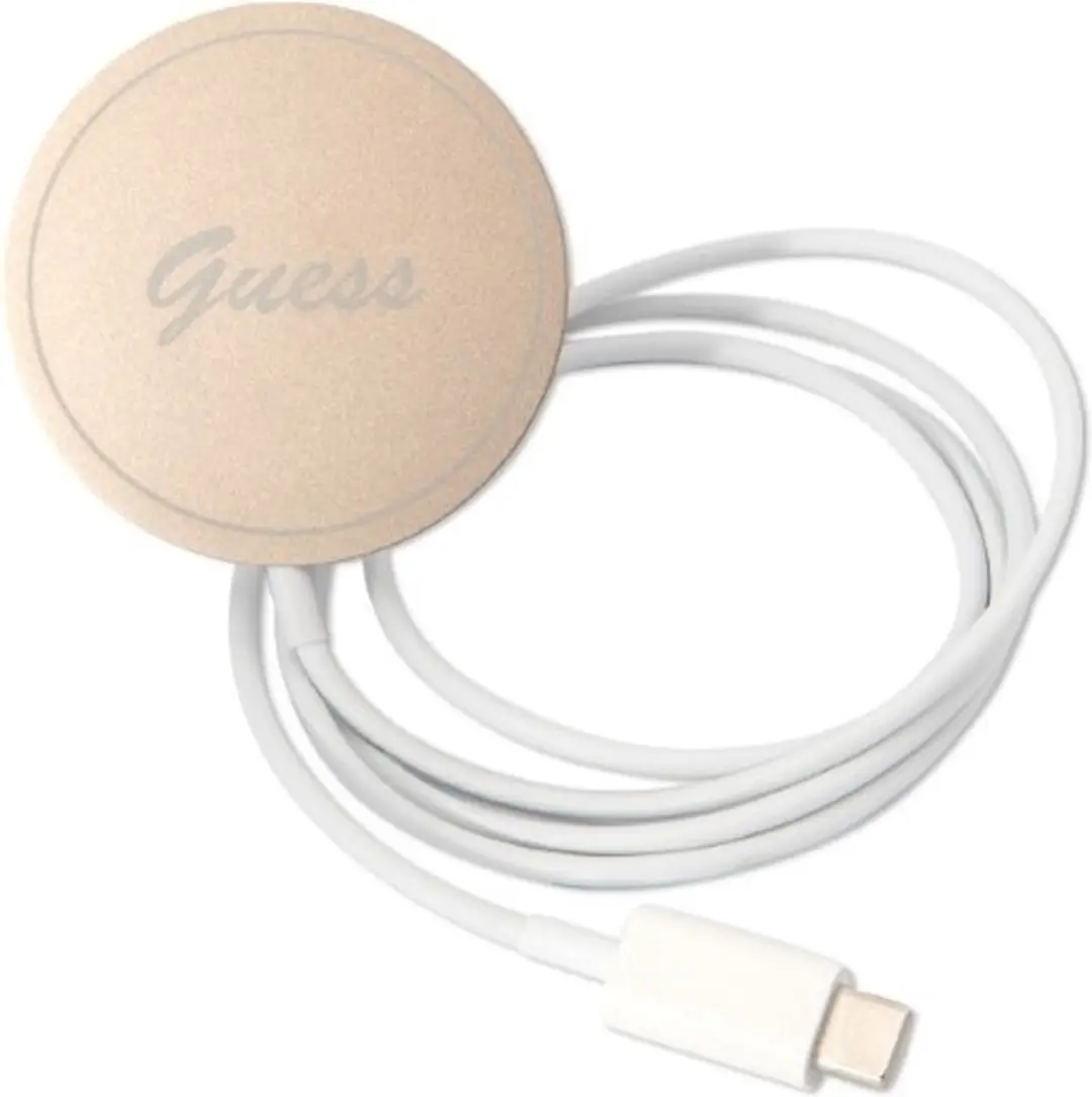 GUESS MagSafe Oplader + Hoes iPhone 14 Plus - Wit - afbeelding 6 van 6