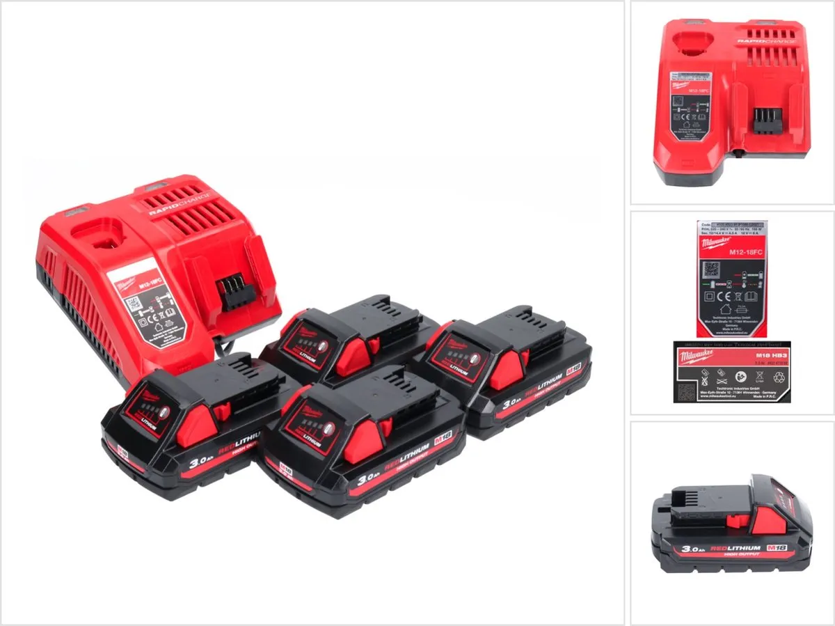 Milwaukee M18 NRG-304 Startset