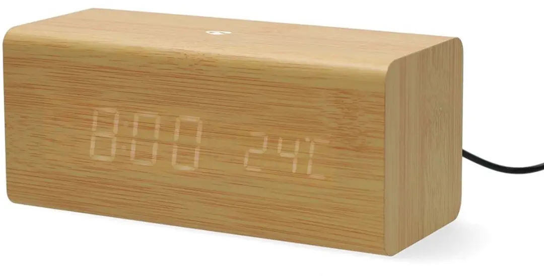 Nedis CLAR3004BN Wekkerradio - Hout