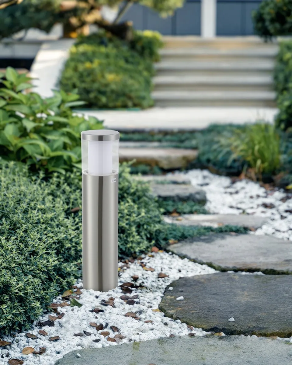 Eglo Basalgo 1 Led Tuinpaaltje 3.7W - RVS Wit