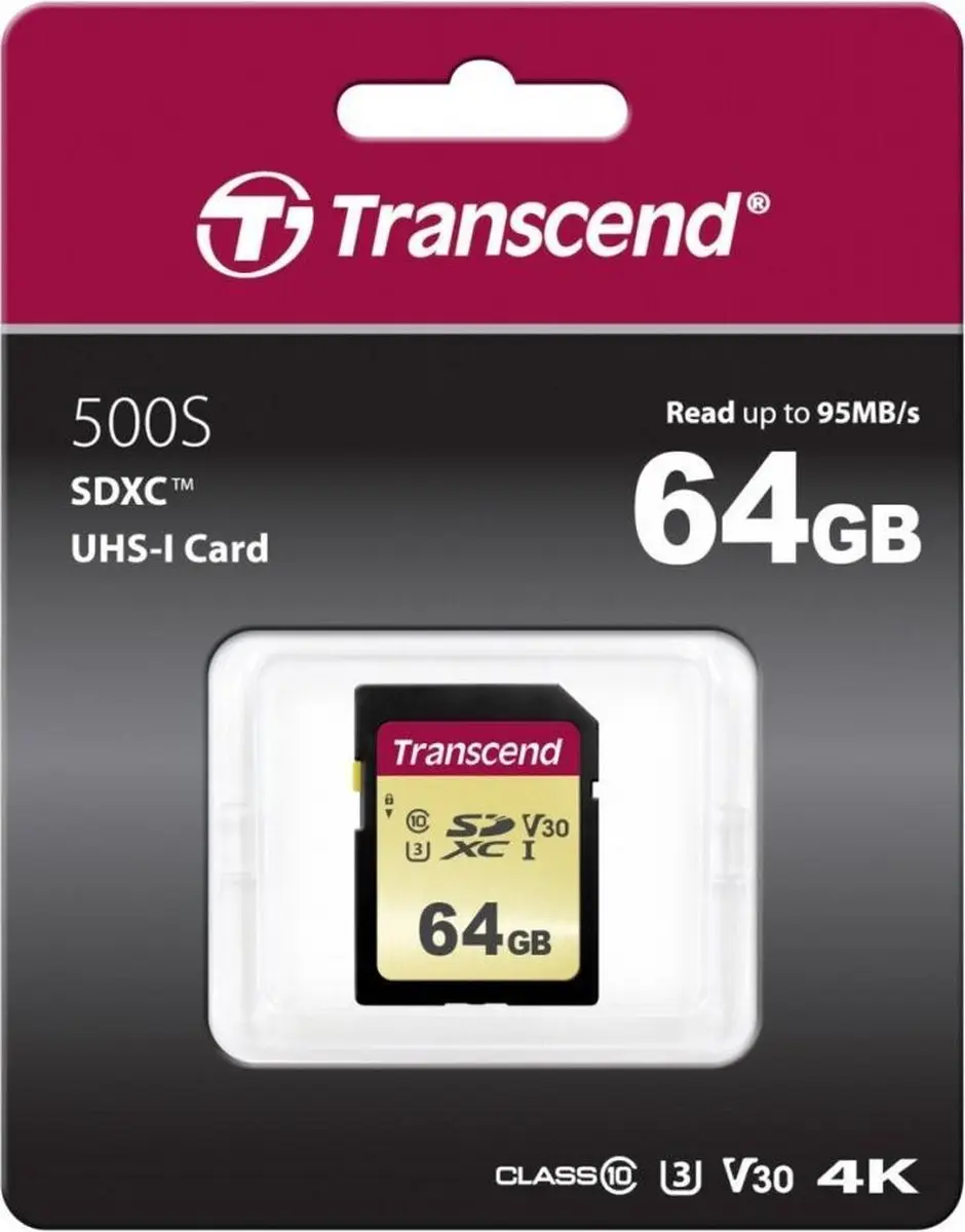 Transcend 500S SDXC 64GB