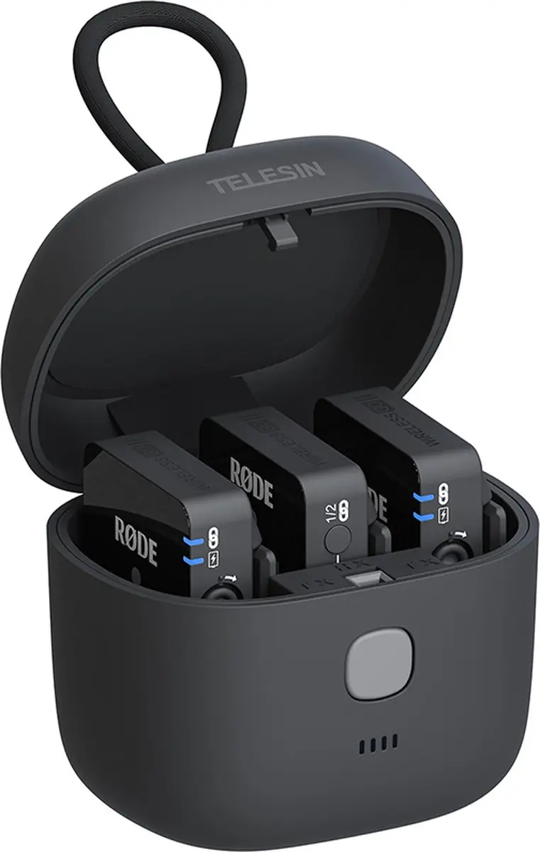 Telesin Allin Oplaadbox RØDE Wireless GO II