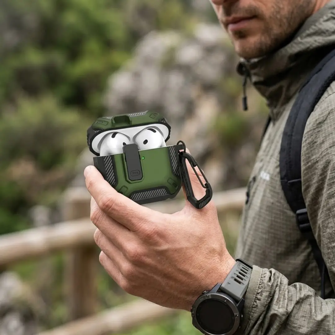 NUVEX Groen Hoesje AirPods Pro 2 met Cleaning Kit
