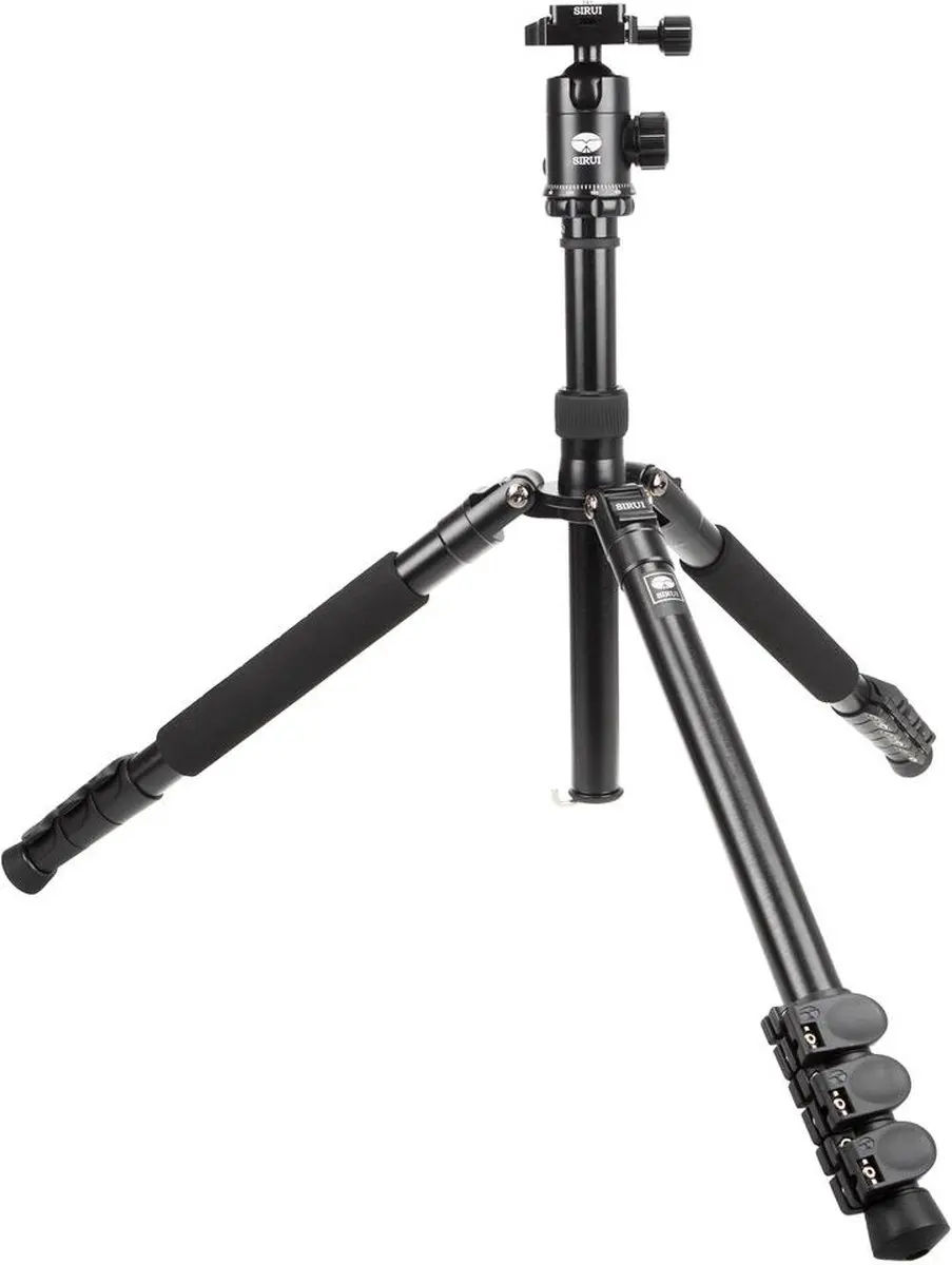 Sirui ET-2004 Statief met E-20 Balhoofd - 4 Secties - Zwart - afbeelding 6 van 6