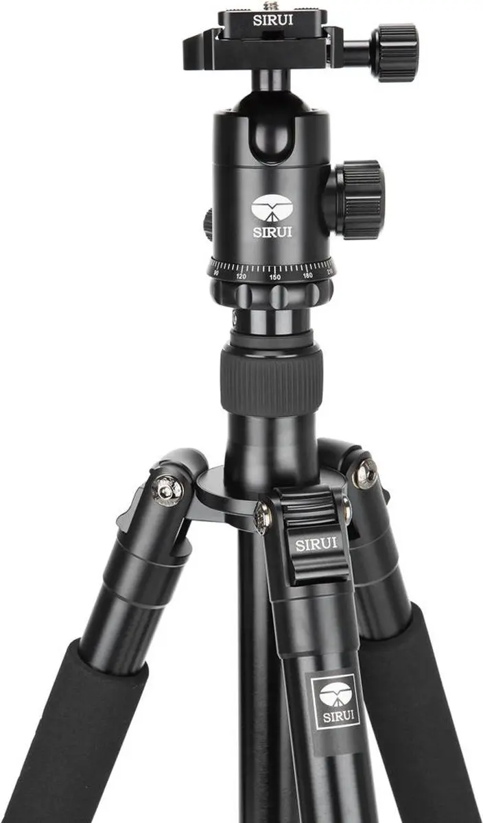 Sirui ET-2004 Statief met E-20 Balhoofd - 4 Secties - Zwart