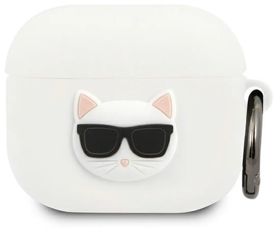 Karl Lagerfeld KLACA3SILCHWH AirPods 3 Hoesje