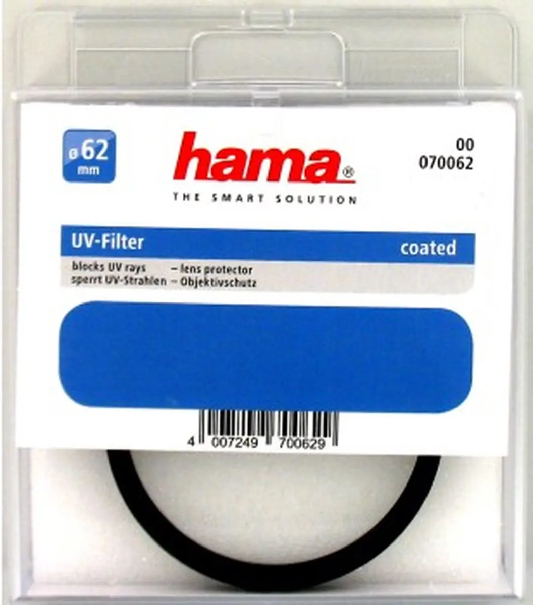 Hama UV 0-Haze Box 62mm - Kleurenmix - afbeelding 4 van 6