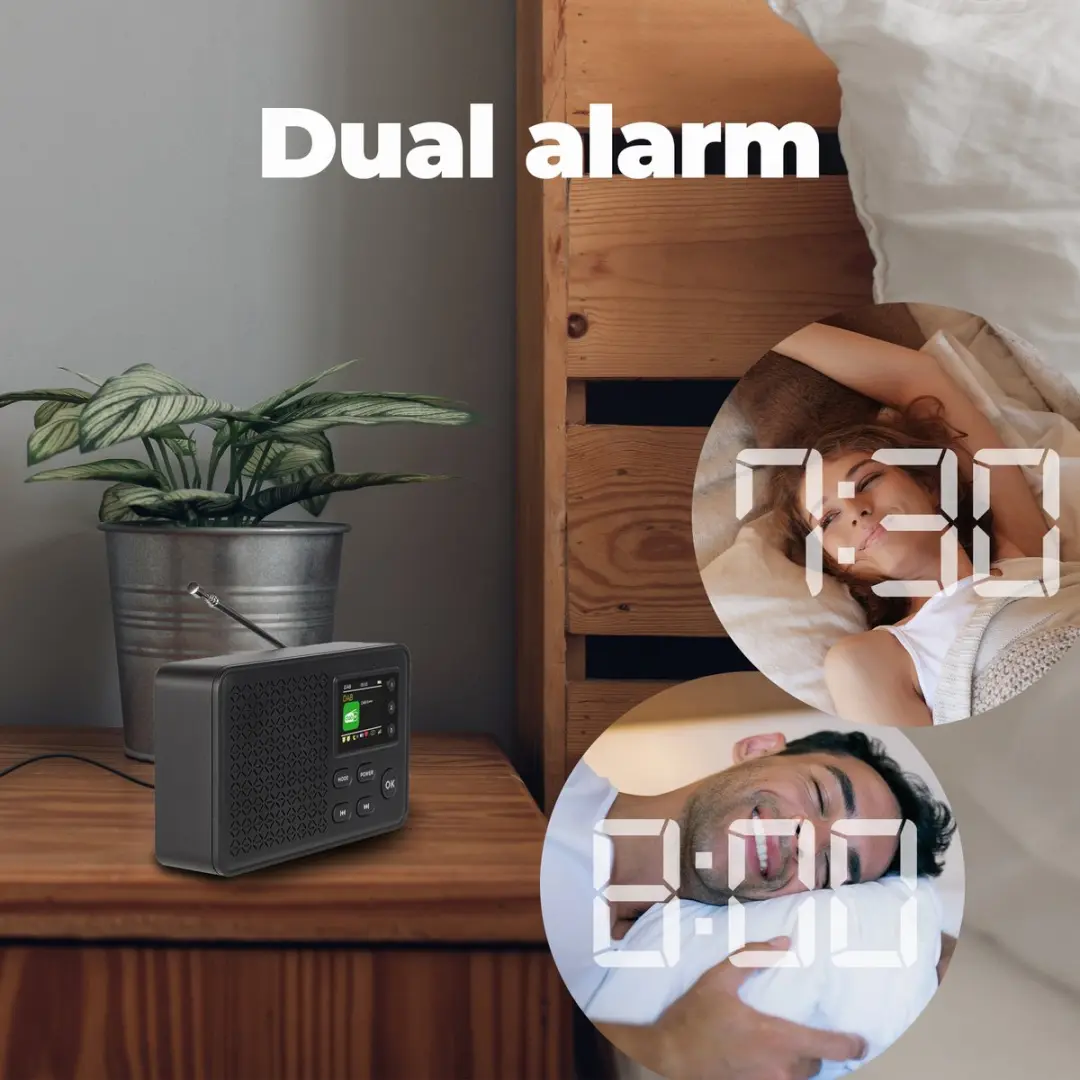 Denver DAB57 DAB+/FM Radio - Bluetooth - 10W - Zwart