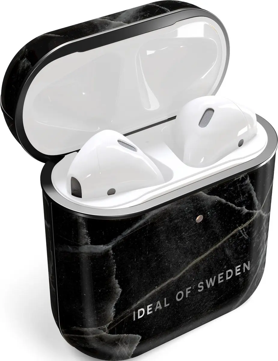 iDeal of Sweden AirPods Case IDFAPCAW21-358 - Black Thunder Marble