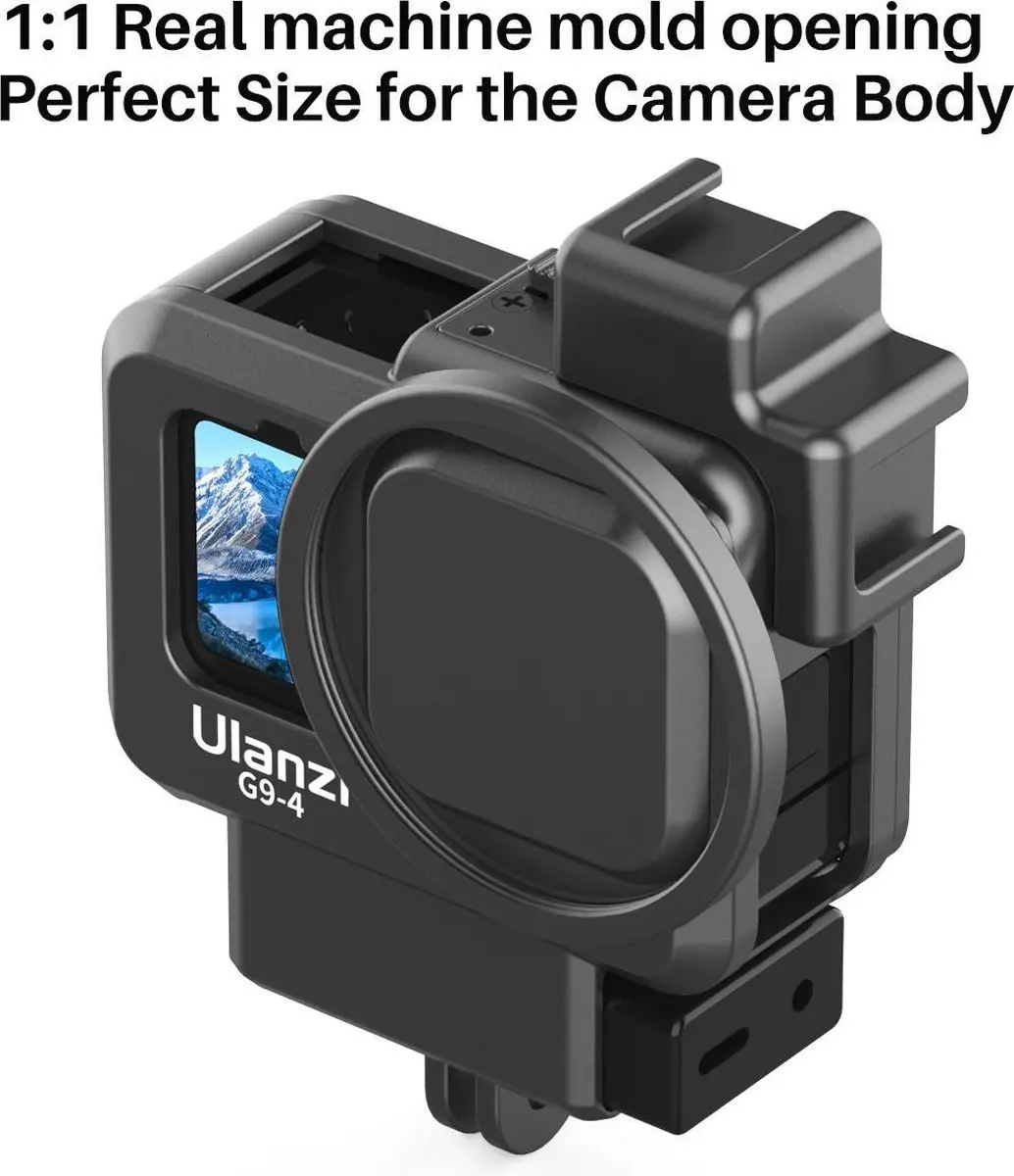 Ulanzi Vlog Cage G9-4 - GoPro Cage - Zwart