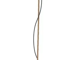 Eglo Hodsoll Hanglamp E27 - 125cm - Zwart/Bruin - afbeelding 3 van 6