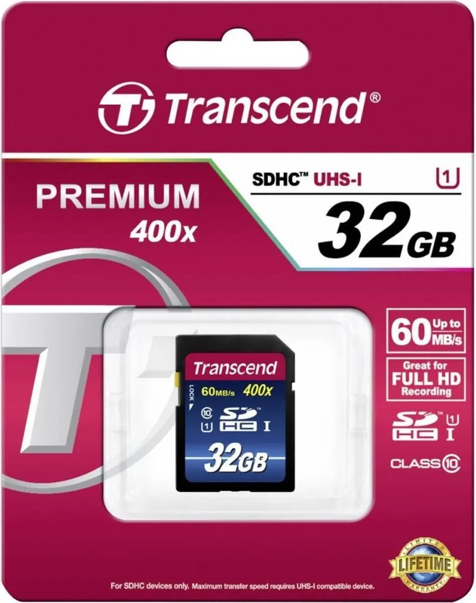 Transcend 32GB SDHC UHS-I TS32GSDU1