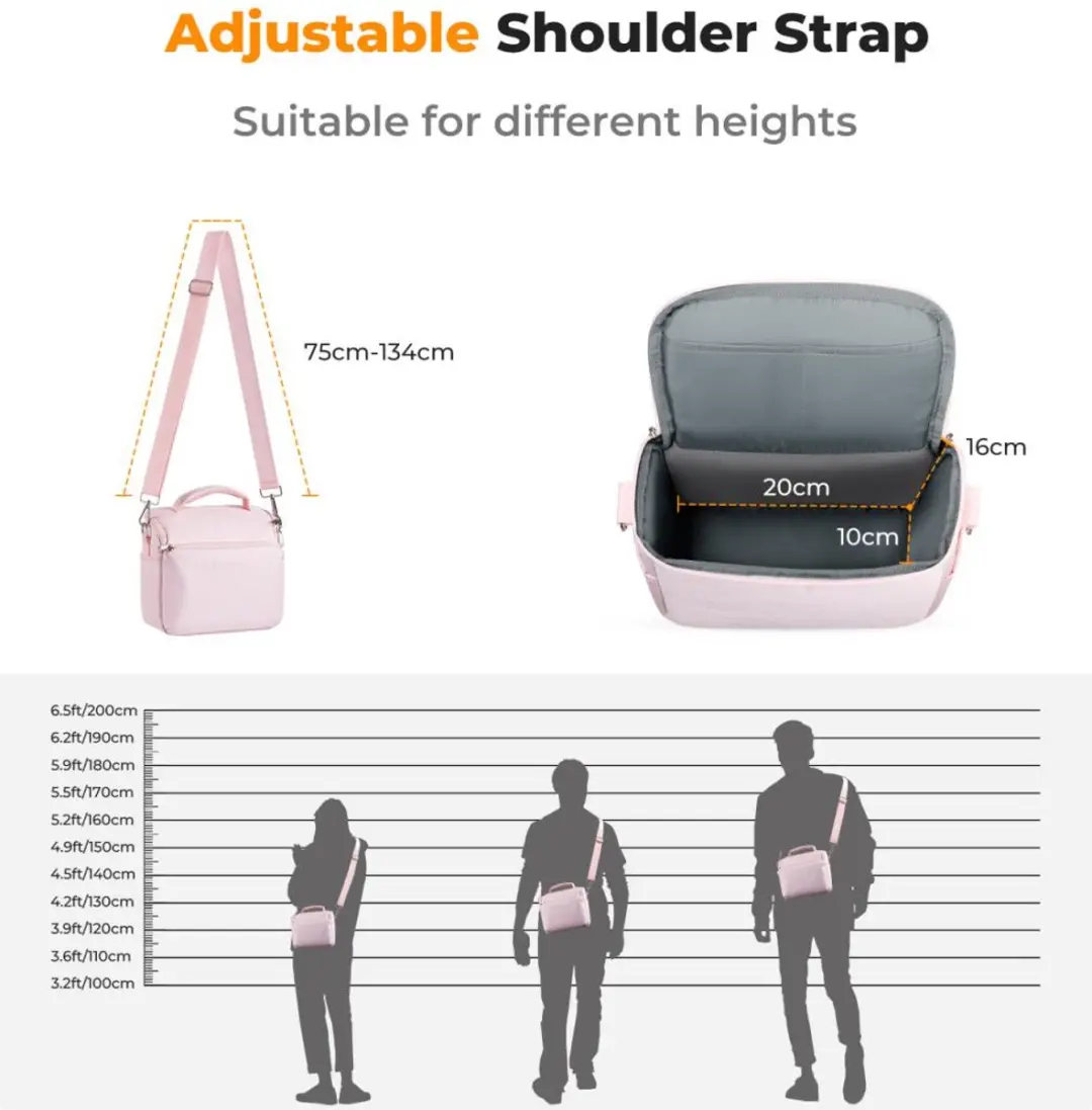 K&F Concept Camera Sling Bag 5L KF13.089V2 - Paars