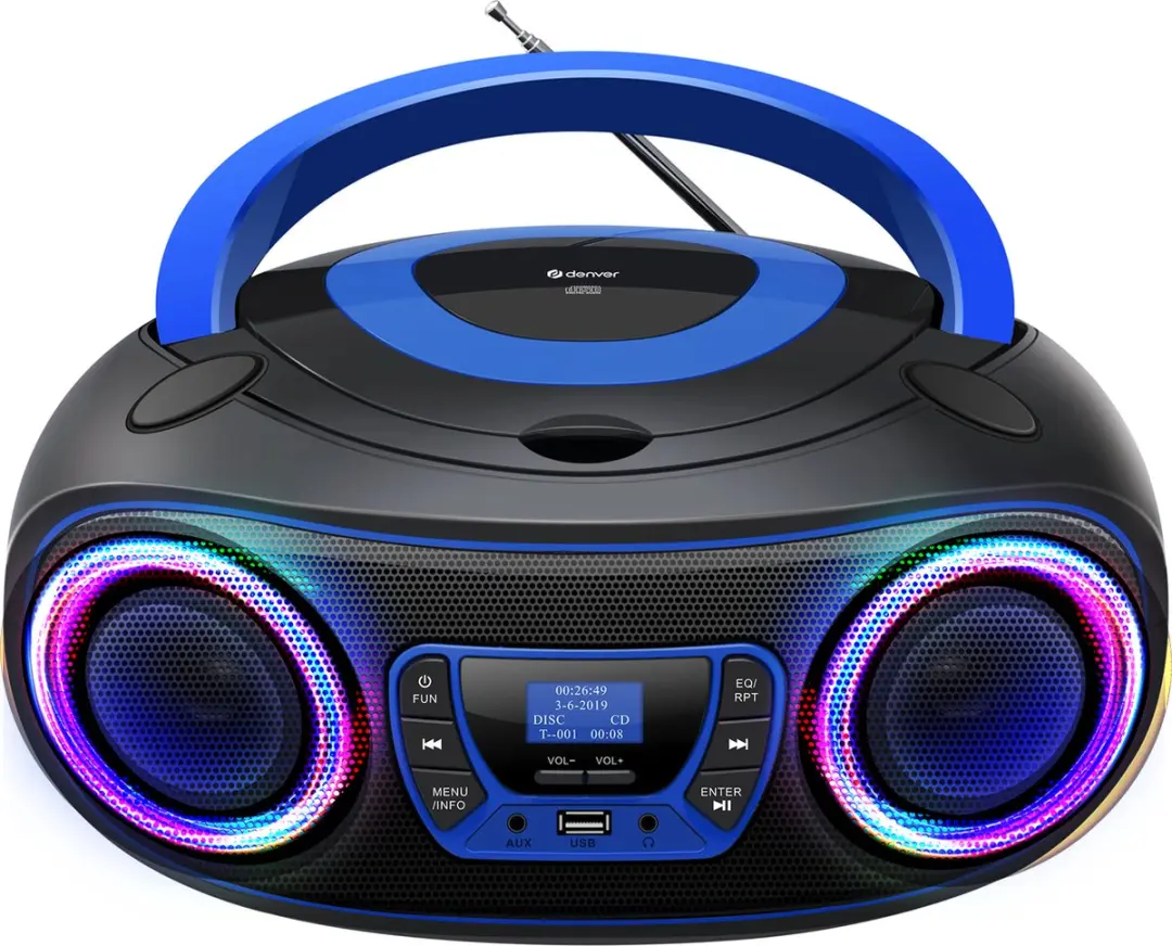 Denver DAB+ Radio CD Speler TDB212BLUE