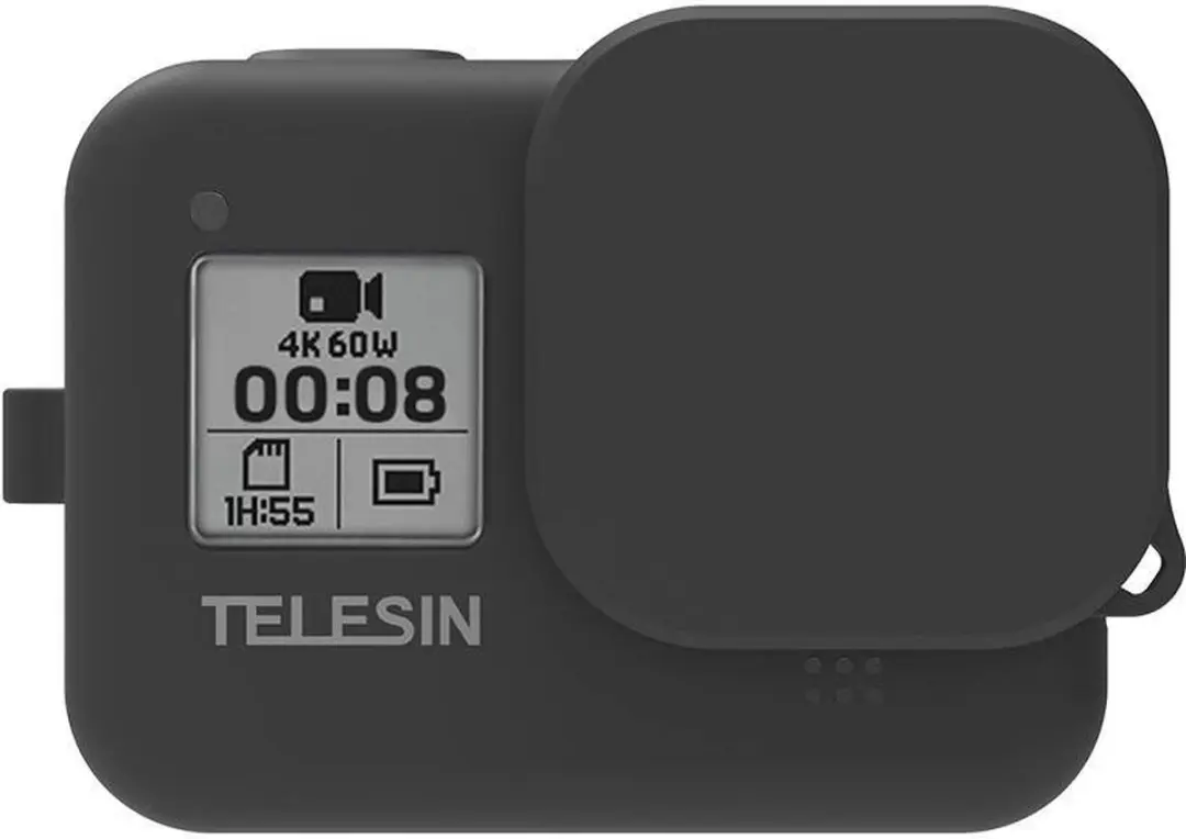 Telesin Behuizing voor GoPro Hero 8 GP-PTC-802-BK - Zwart - afbeelding 5 van 6