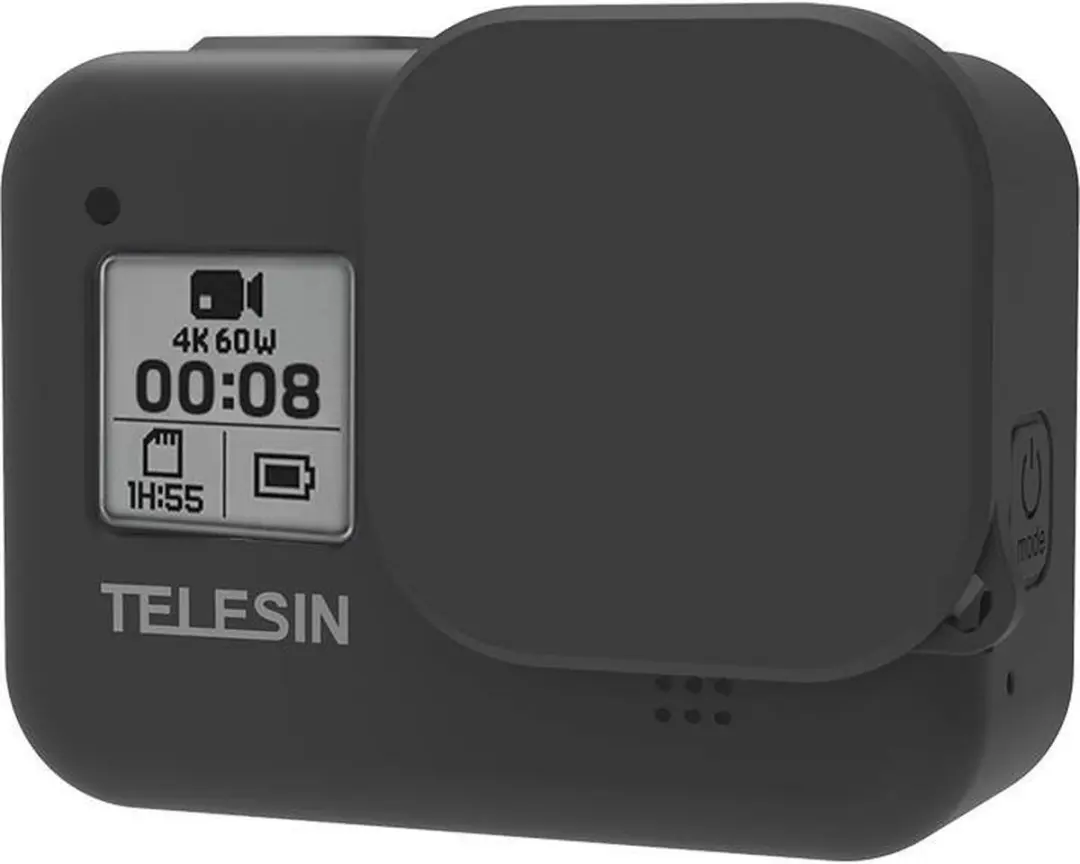 Telesin Behuizing voor GoPro Hero 8 GP-PTC-802-BK - Zwart - afbeelding 3 van 6