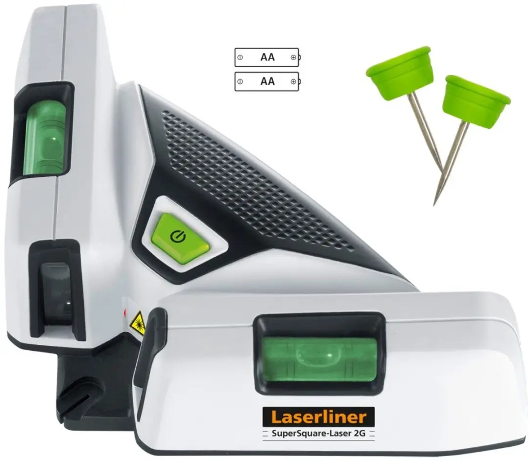 Laserliner SuperSquare-Laser 2G - Zwart/Wit/ Groen