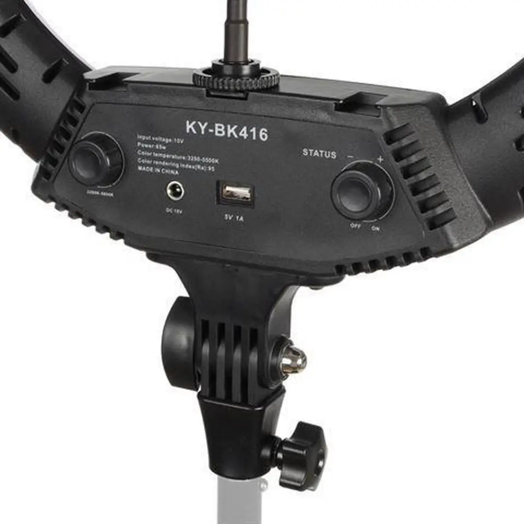 StudioKing Ringlamp Set 60W 5-delig - Wit