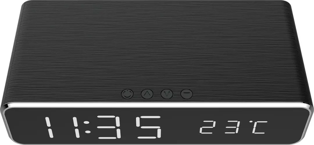Gembird DAC-WPC-01 Wekker Draadloos Opladen - Zwart
