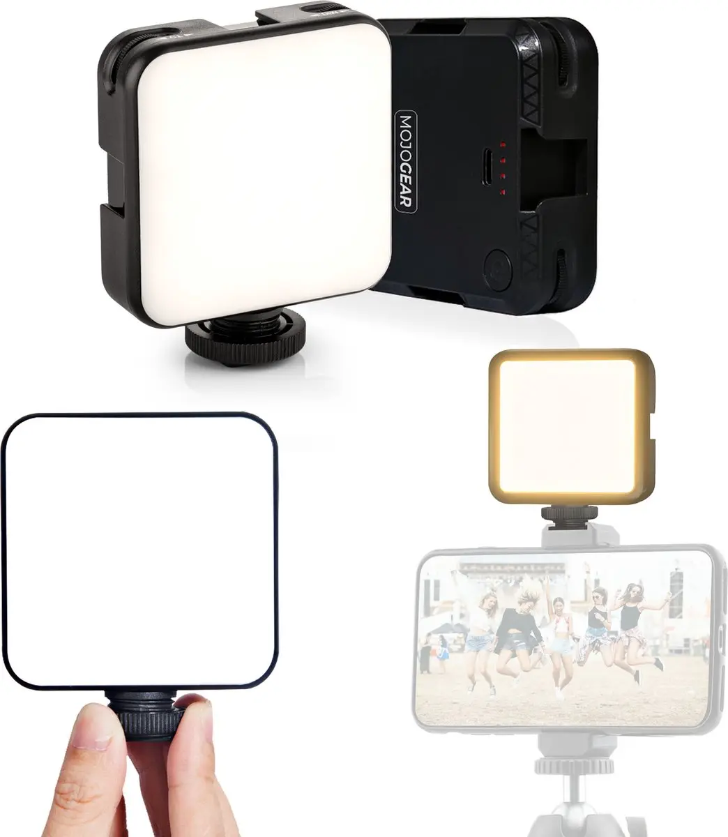 MOJOGEAR W64 Mini Videolamp 64-LED