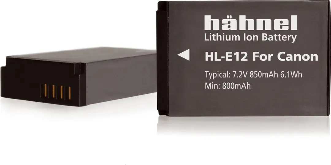 Hähnel HL-E12 Li-Ion Accu 800mAh - Canon LP-E12