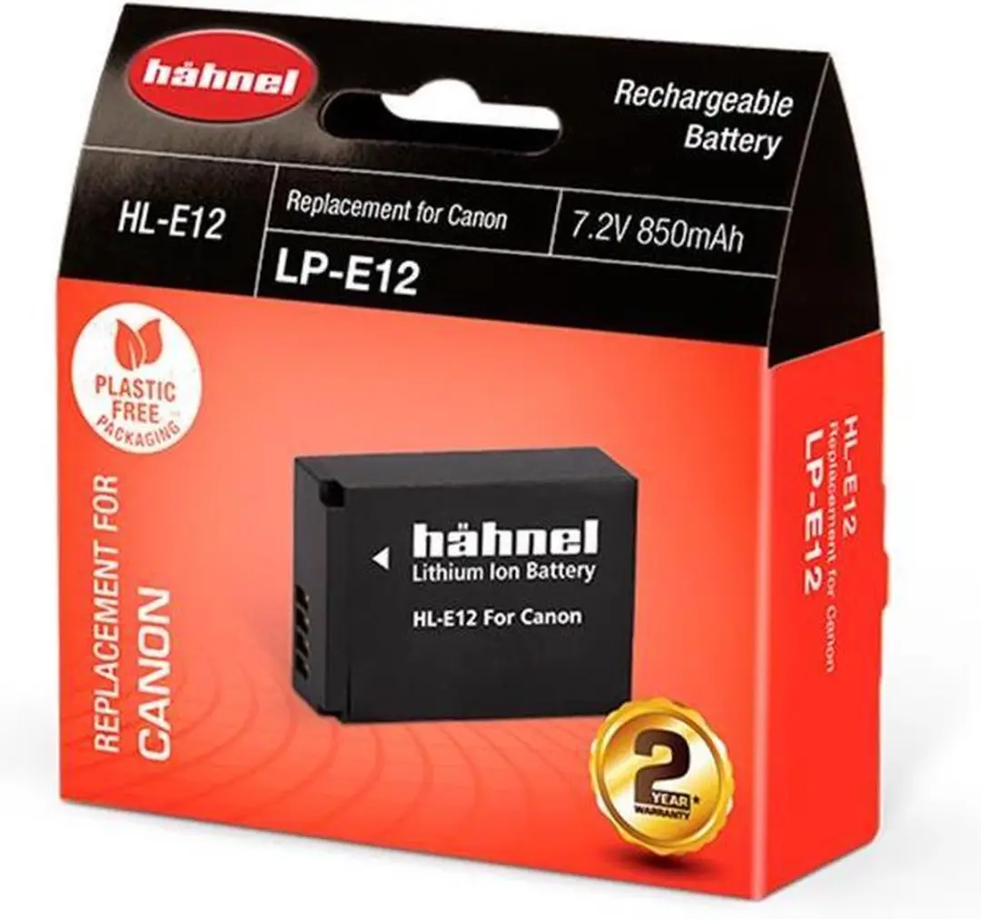 Hähnel HL-E12 Li-Ion Accu 800mAh - Canon LP-E12