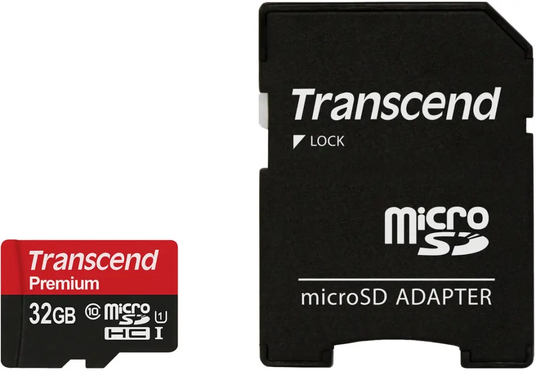 Transcend Premium UHS-I Micro SD 32GB TS32GUSDU1 - met adapter