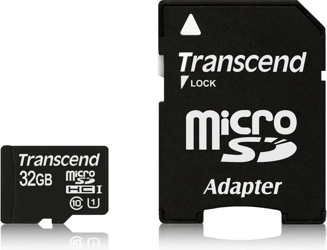Transcend Premium UHS-I Micro SD 32GB TS32GUSDU1 - met adapter