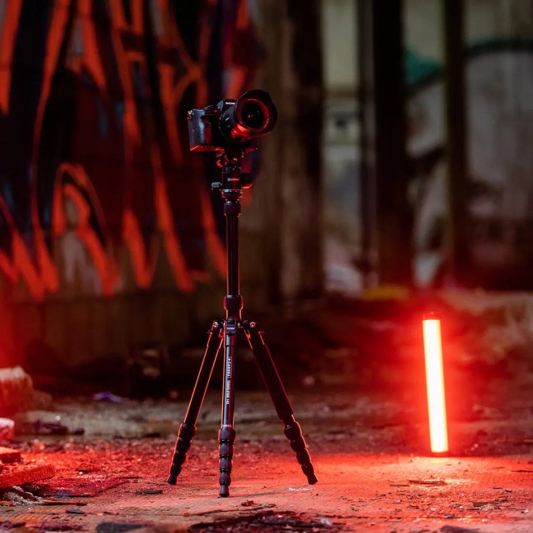 Caruba Travelstar 143 Aluminium Statief - Zwart