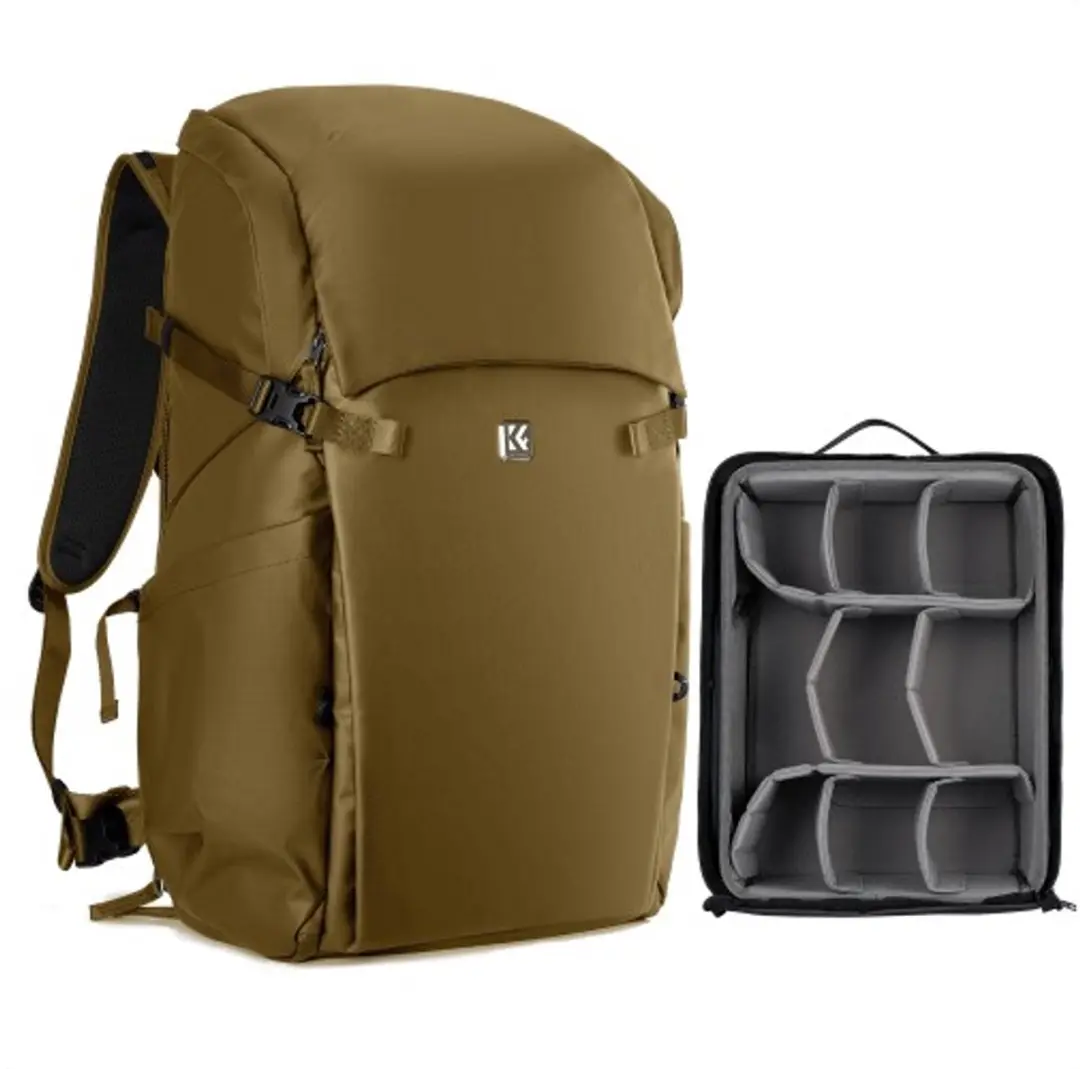 K&F Concept Camera Backpack 30L - Champagne