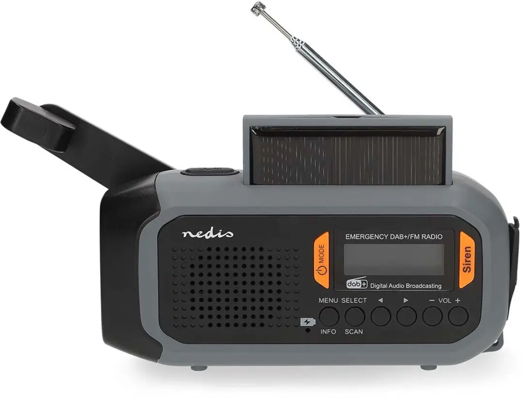 Nedis RDDBCR2600GY Noodradio