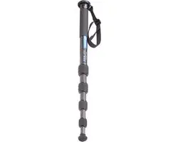 LeoFoto EF-285C Carbon Monopod - 5 Secties - Zwart/Zilver