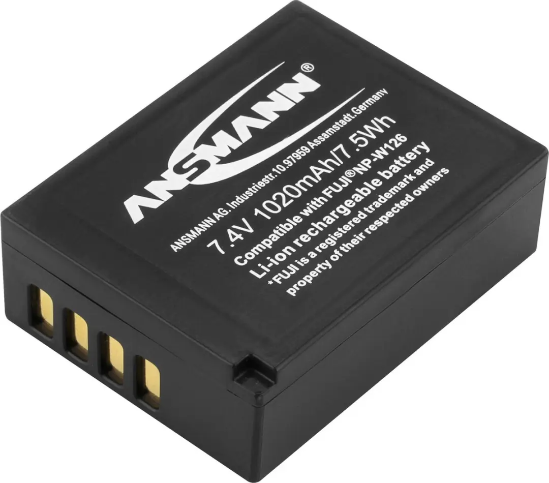 Ansmann A-FUJ NP-W 126 Accu 1020mAh