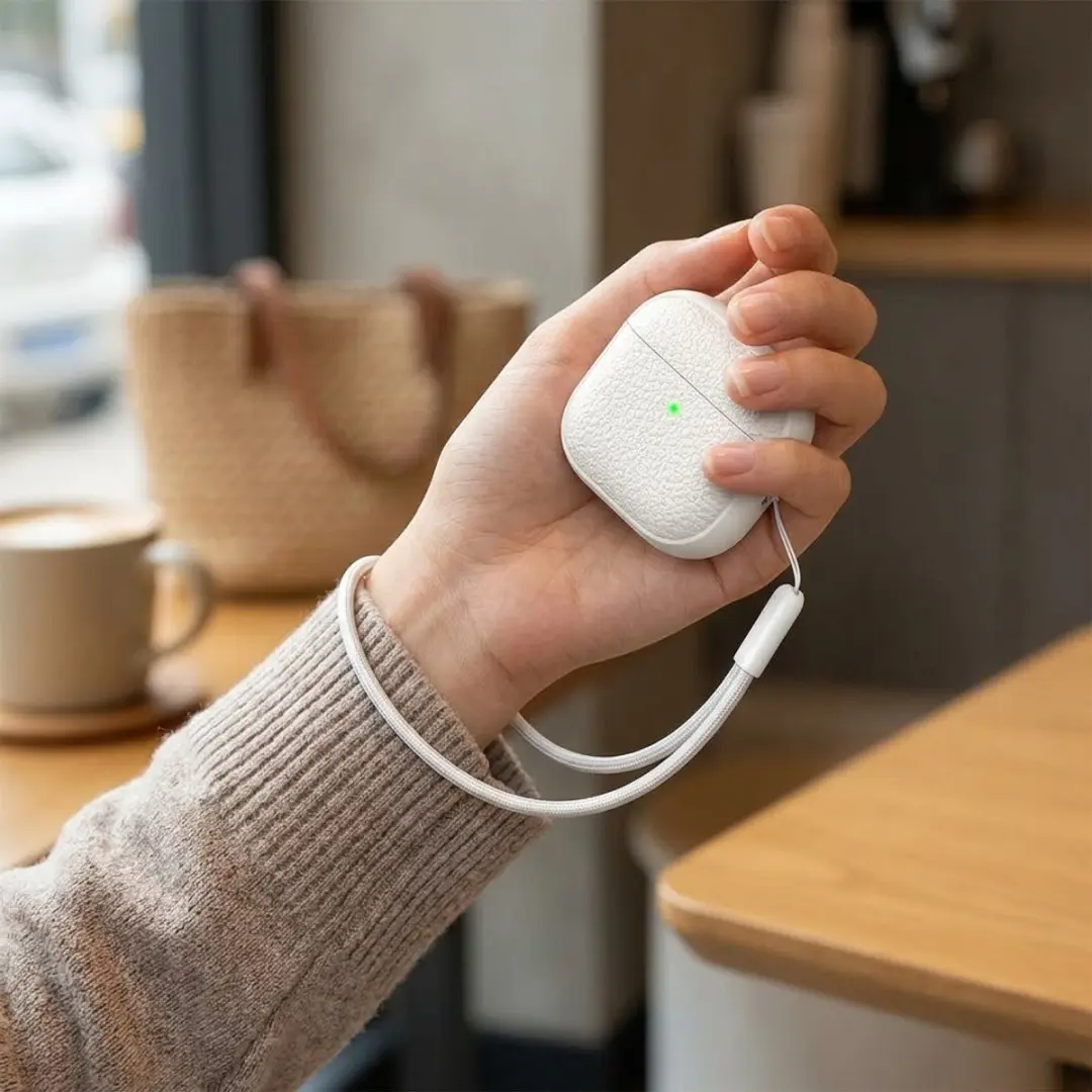 NUVEX Hoesje AirPods Pro 2 - Wit - Inclusief reinigingsset