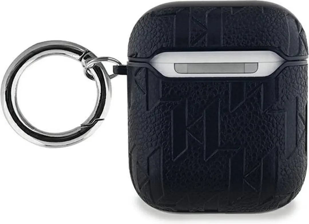 Karl Lagerfeld KLA2PGKIPK Hoesje AirPods 1/2 - Zwart