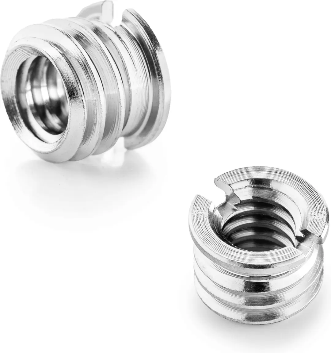 MOJOGEAR P07 Schroefadapter 1/4" naar 3/8" RVS