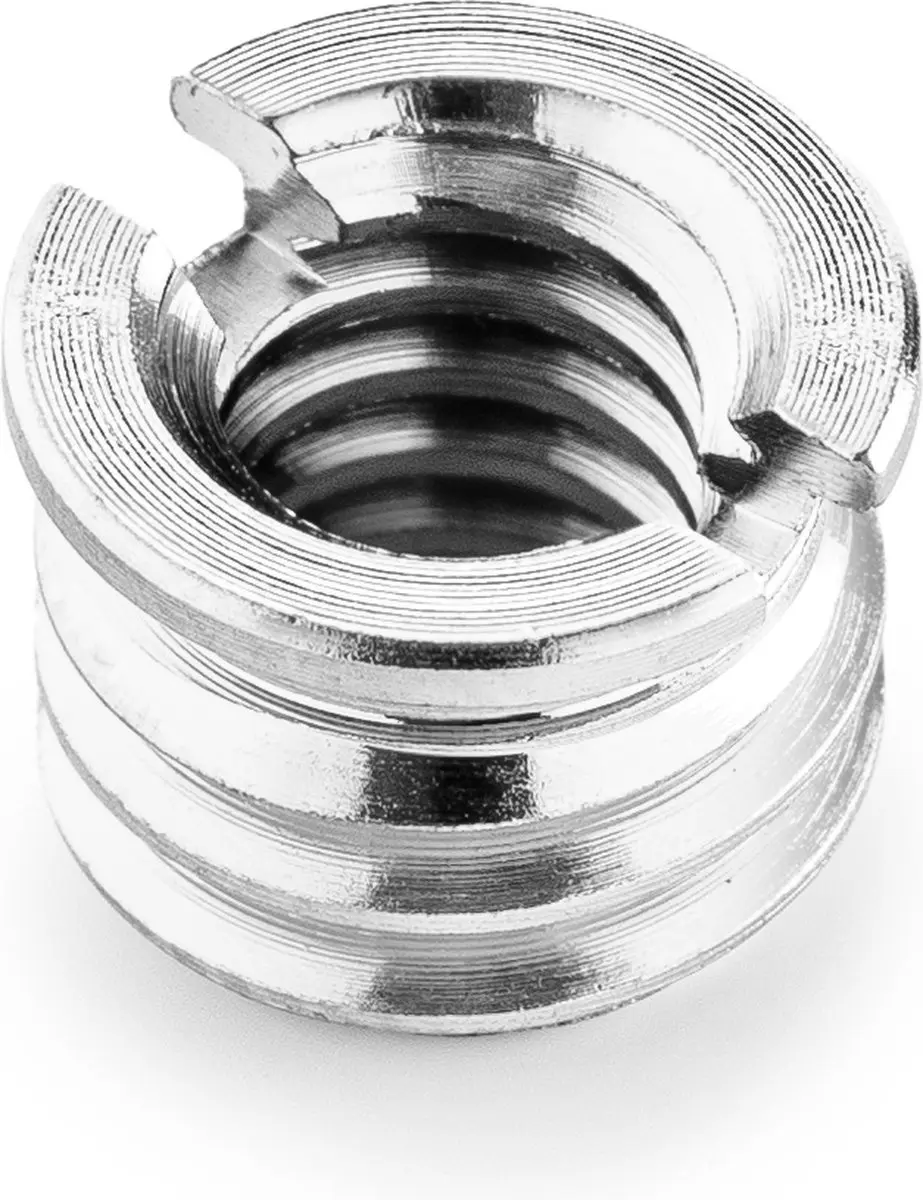 MOJOGEAR P07 Schroefadapter 1/4" naar 3/8" RVS
